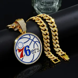 76ers Pendant Neckalce