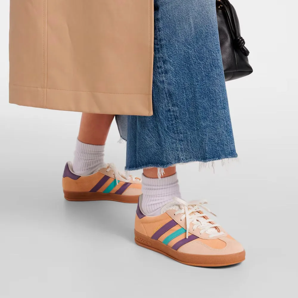 Adidas Gazelle Indoor Glow Orange Shadow Violet