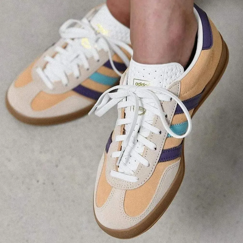 Adidas Gazelle Indoor Glow Orange Shadow Violet