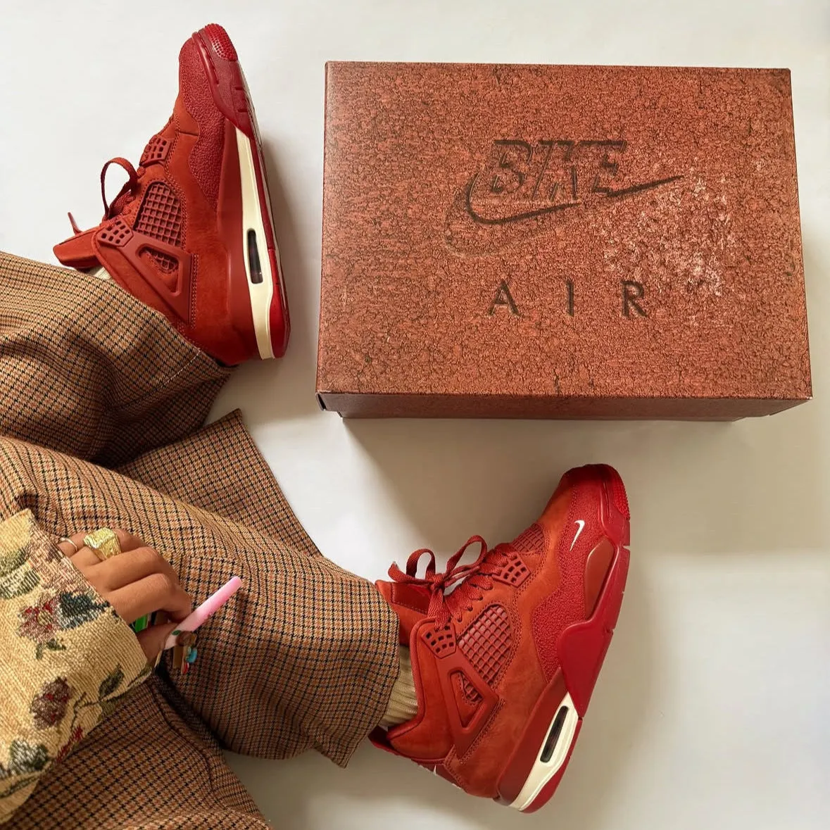 Air Jordan 4 Retro OG SP Nigel Sylvester Brick by Brick