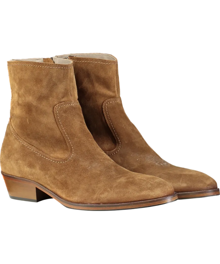All Saints Brown Ridge Suede Boots UK 9 EU 43 👞