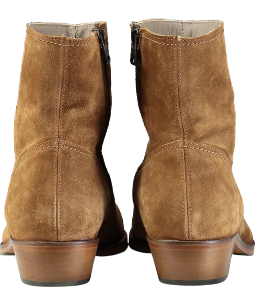 All Saints Brown Ridge Suede Boots UK 9 EU 43 👞