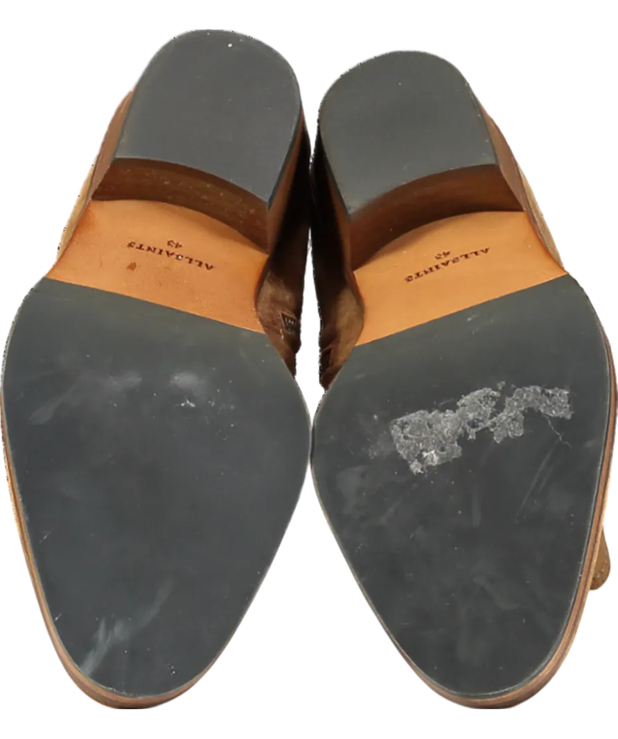 All Saints Brown Ridge Suede Boots UK 9 EU 43 👞