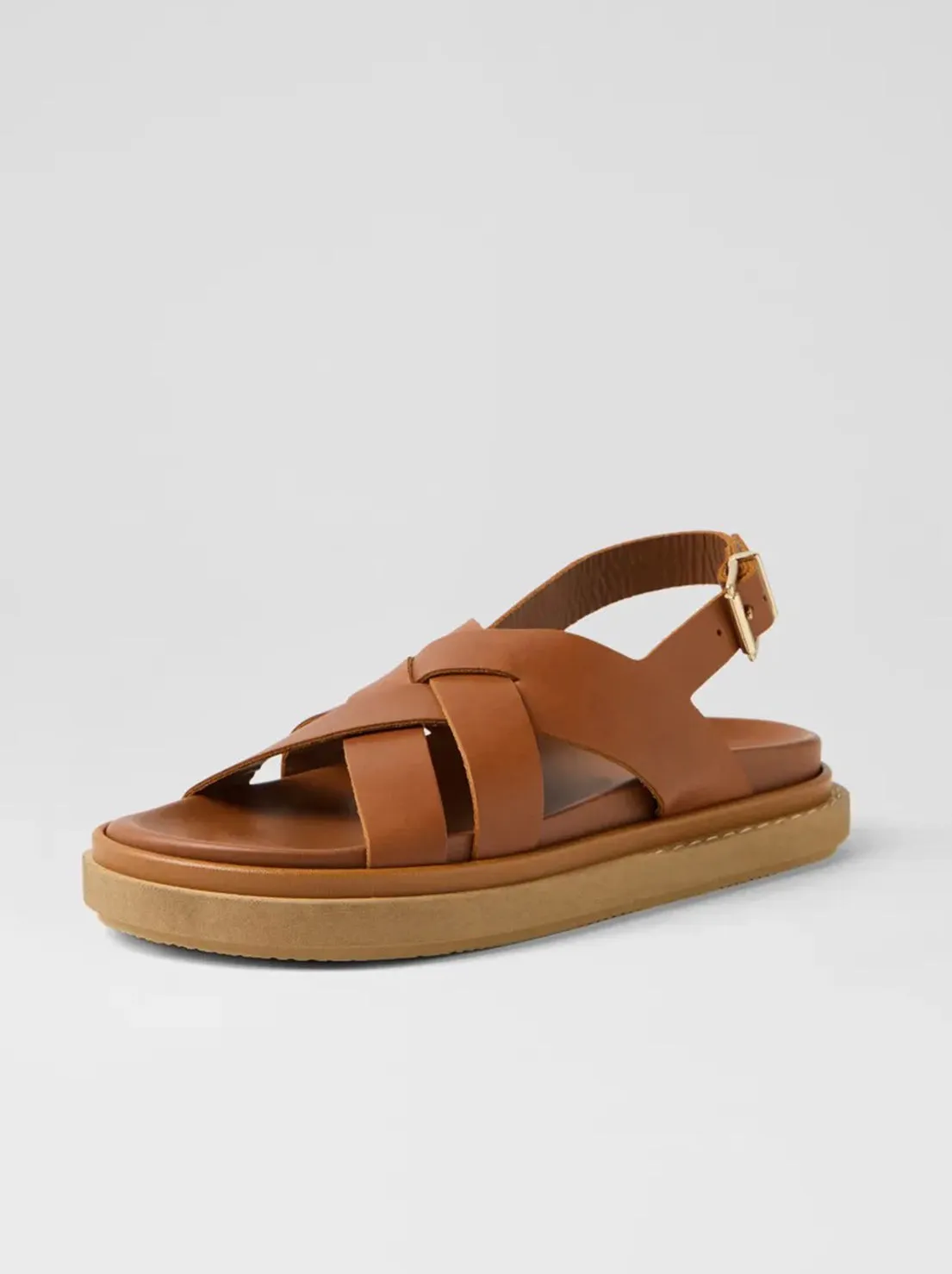 Alohas - Trunca Padded Sandals - Tan