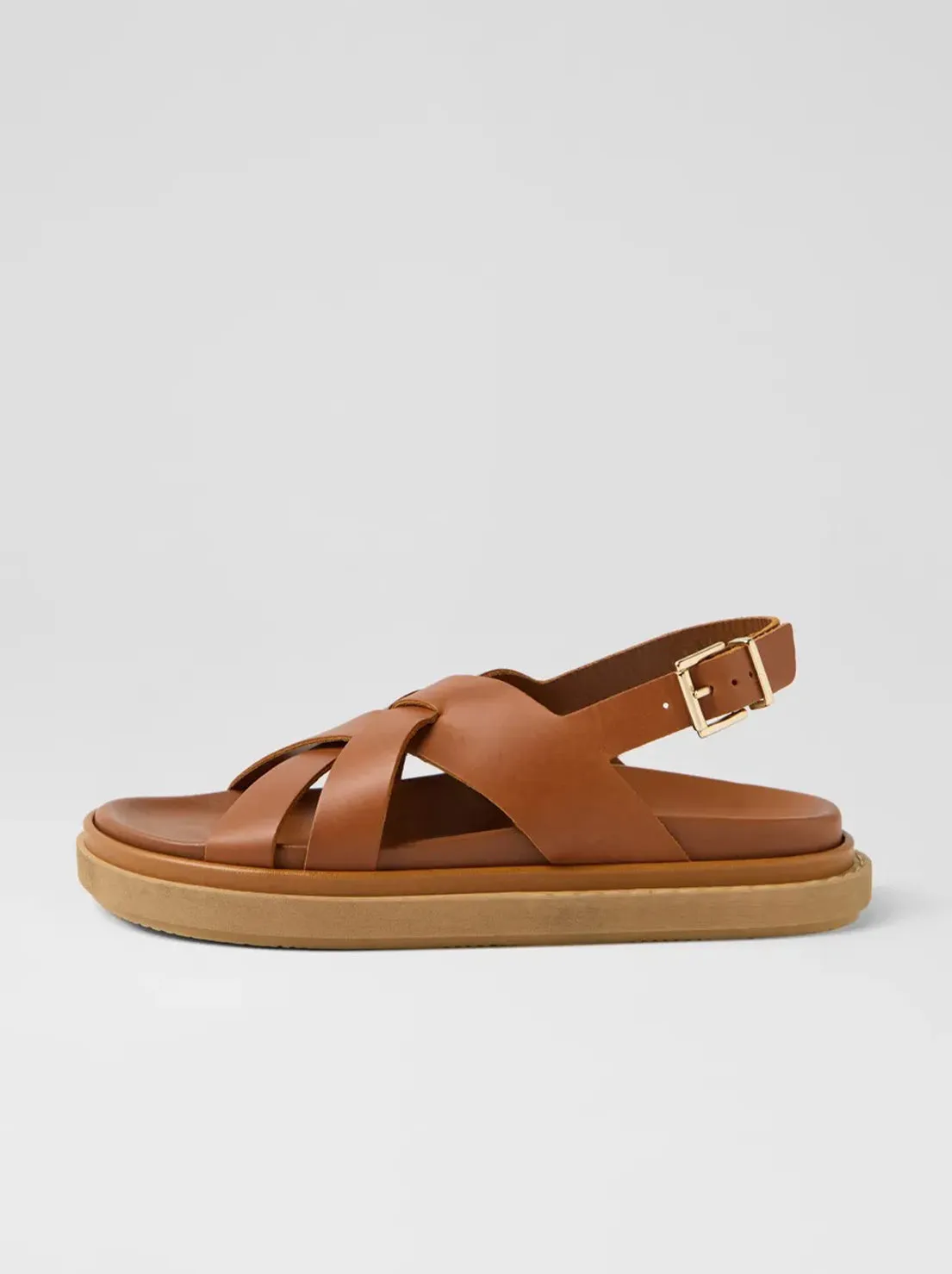 Alohas - Trunca Padded Sandals - Tan