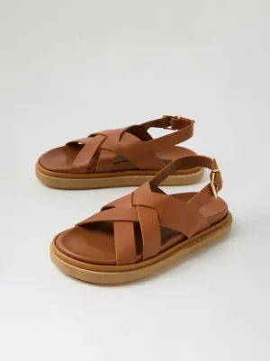 Alohas - Trunca Padded Sandals - Tan