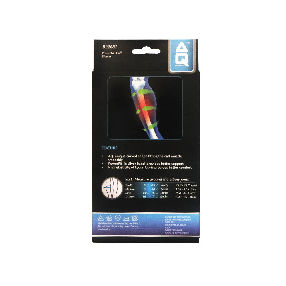 AQ Powerfit Calf Sleeve - White