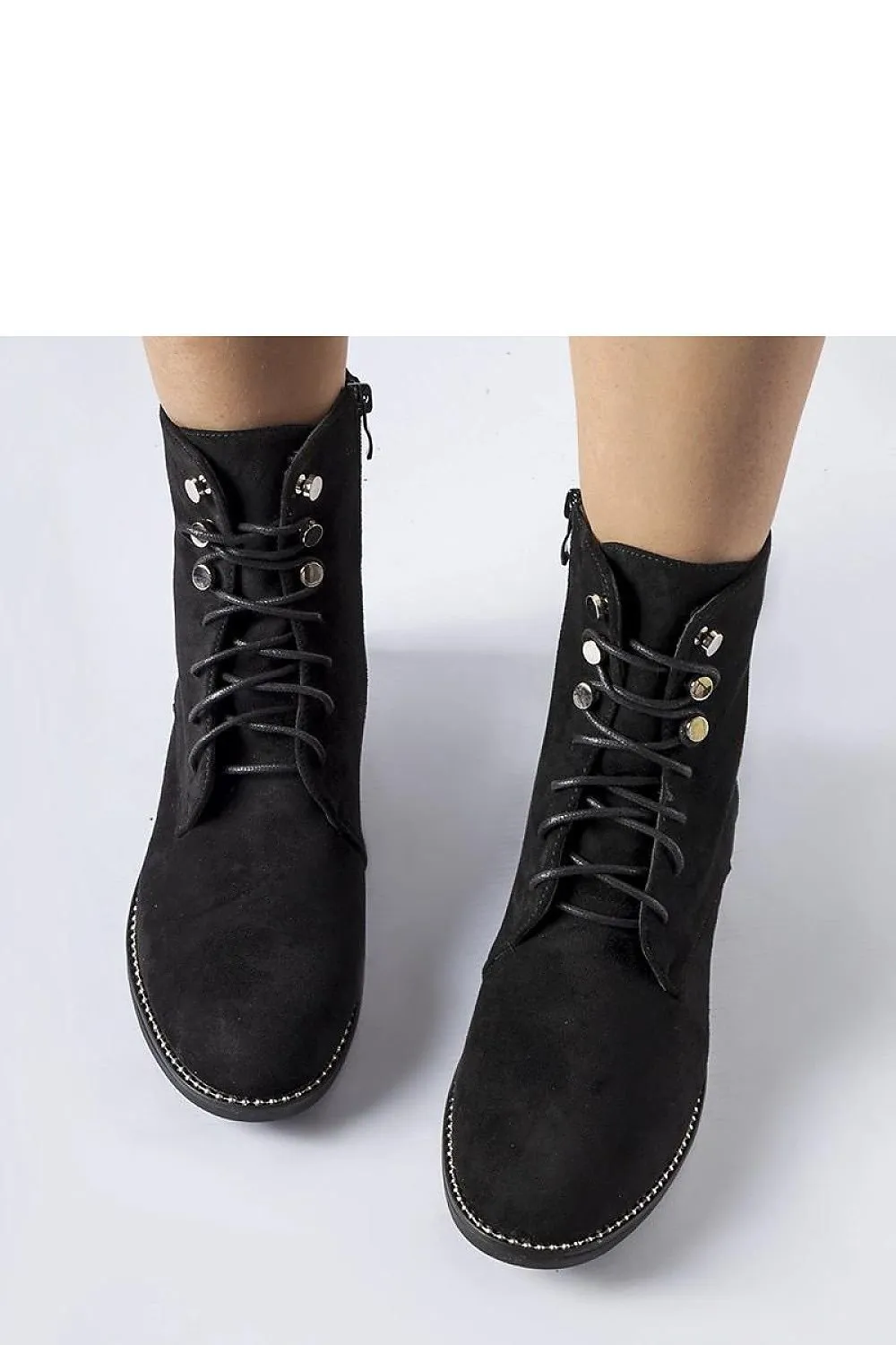 Black insulated ankle boots