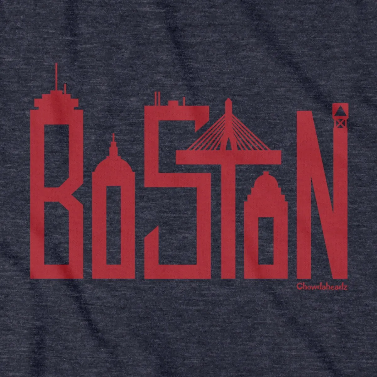 Boston Team Skyline Letters T-shirt