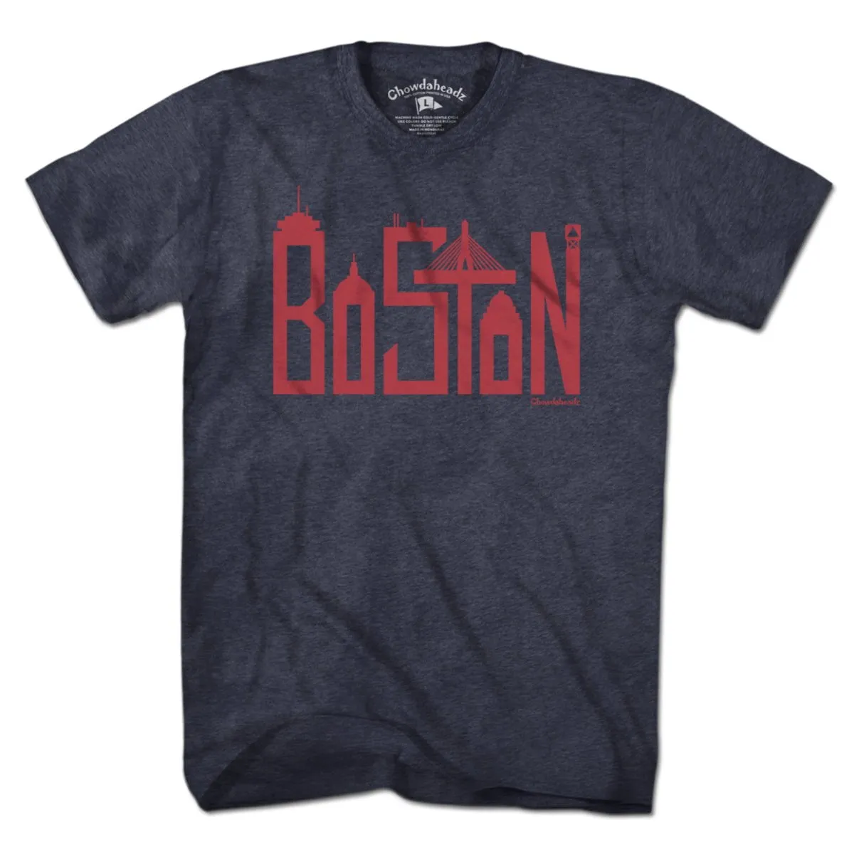 Boston Team Skyline Letters T-shirt