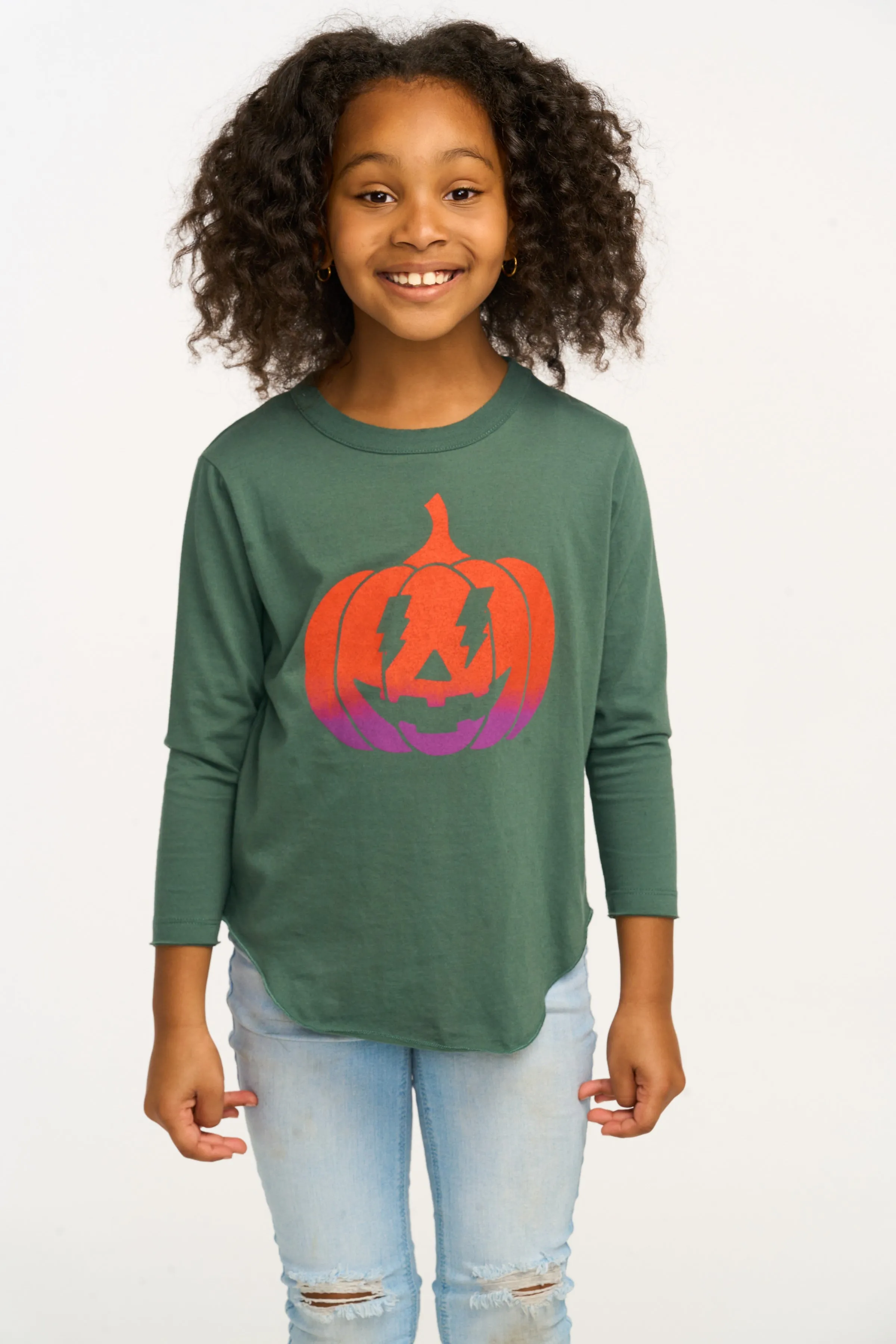Chaser Ombre Pumpkin Long Sleeve Tee