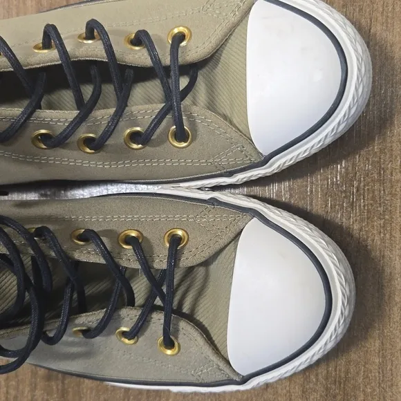 Converse Unisex Chuck Taylor All Star Hi Jute/Egret/Black Shoe-Mens8/Wms10