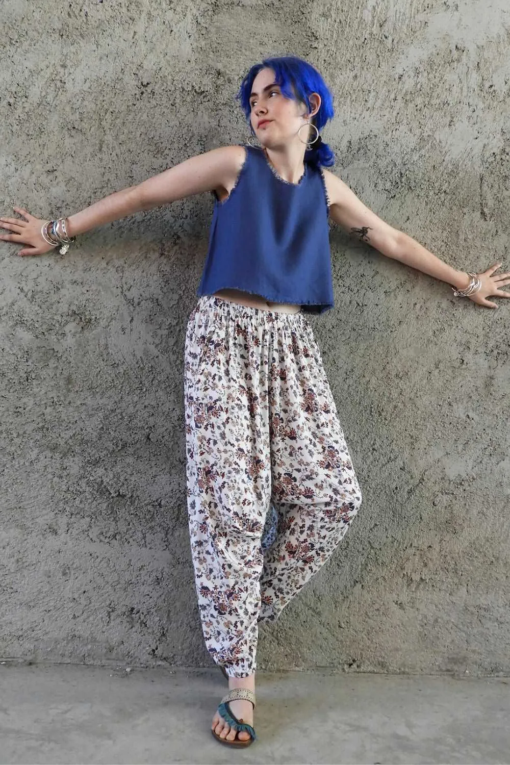 DAINTY Women's Viscose Harem Pants