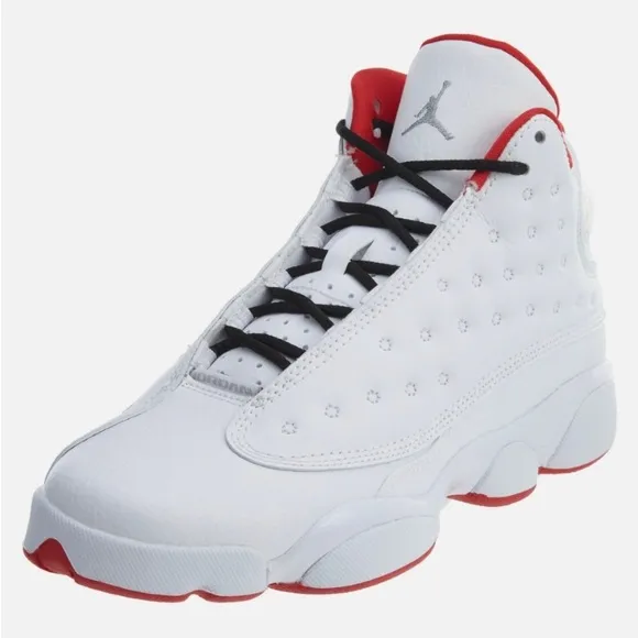 Fair Youth Sz 7Y Jordan 13 Retro Sneakers Alternative History Of Flight In White