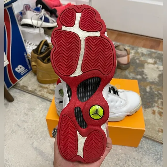 Fair Youth Sz 7Y Jordan 13 Retro Sneakers Alternative History Of Flight In White
