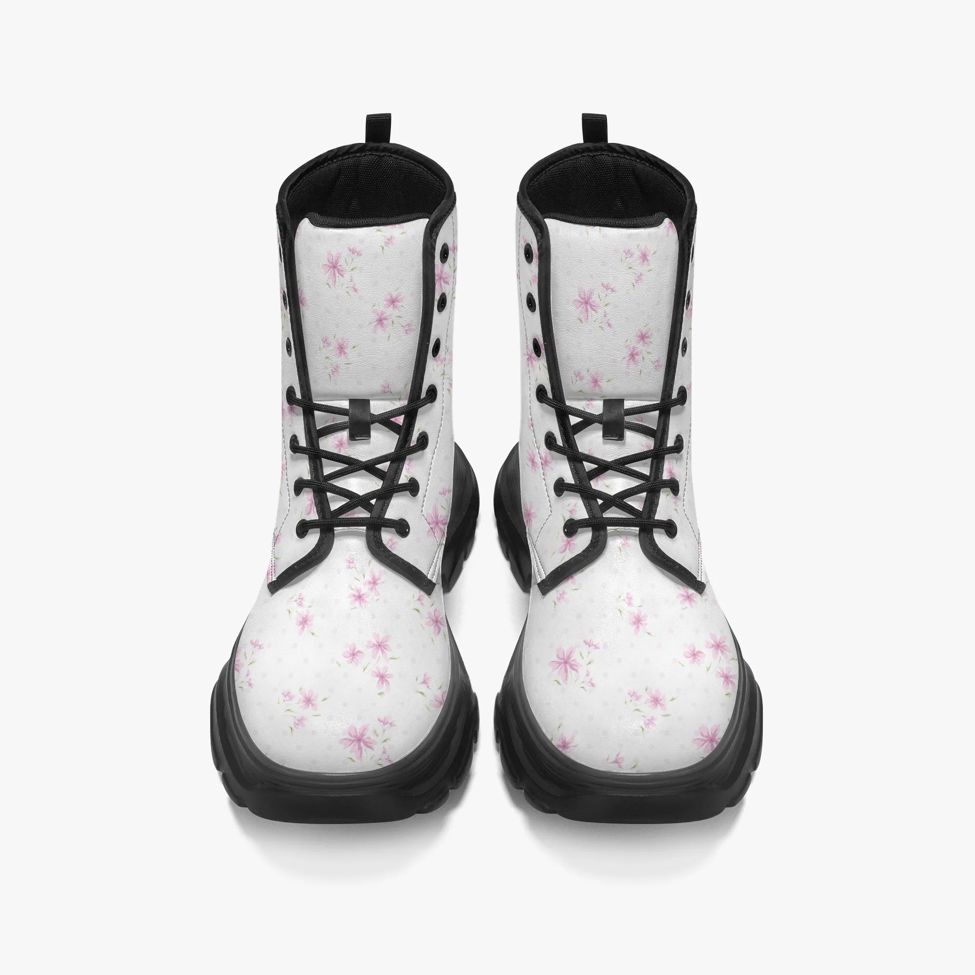 Floral With Polka