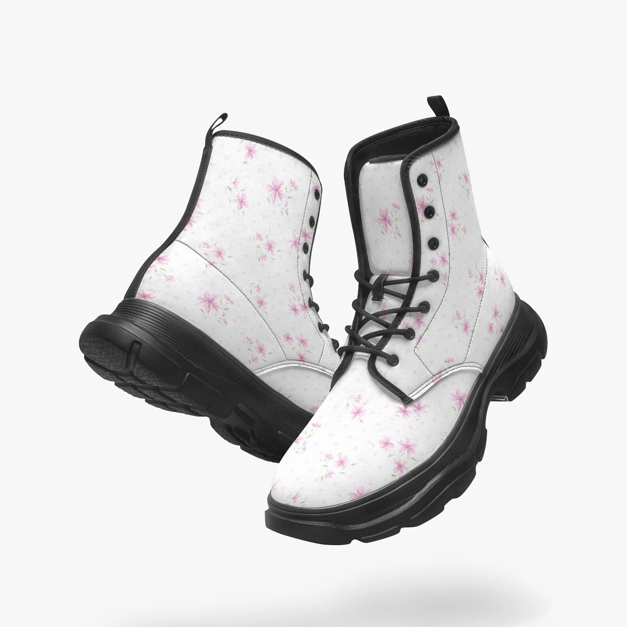 Floral With Polka