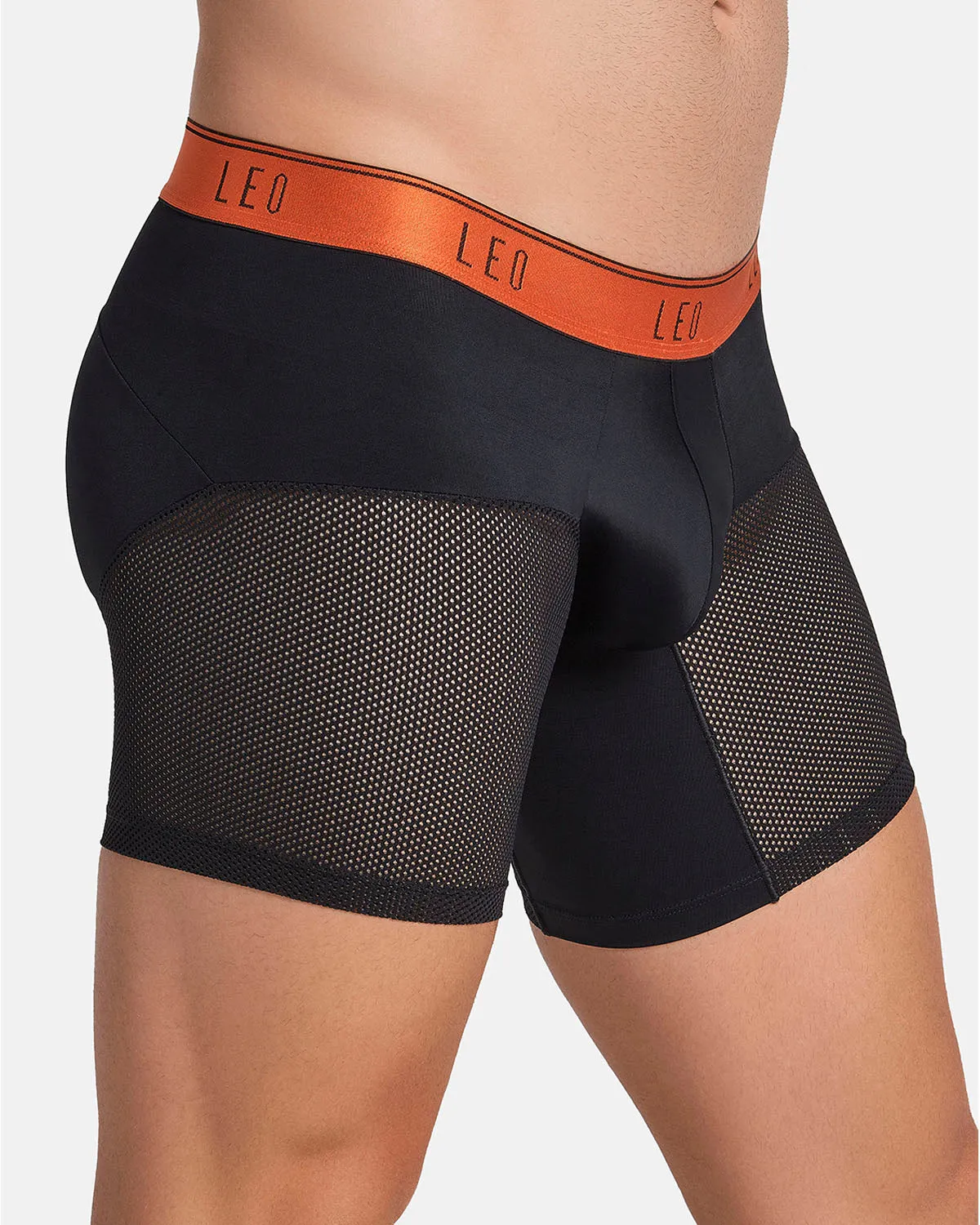 High-Tech Mesh Boxer Brief with Ergonomic Pouch