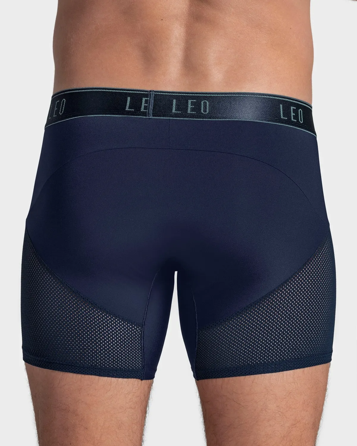 High-Tech Mesh Boxer Brief with Ergonomic Pouch