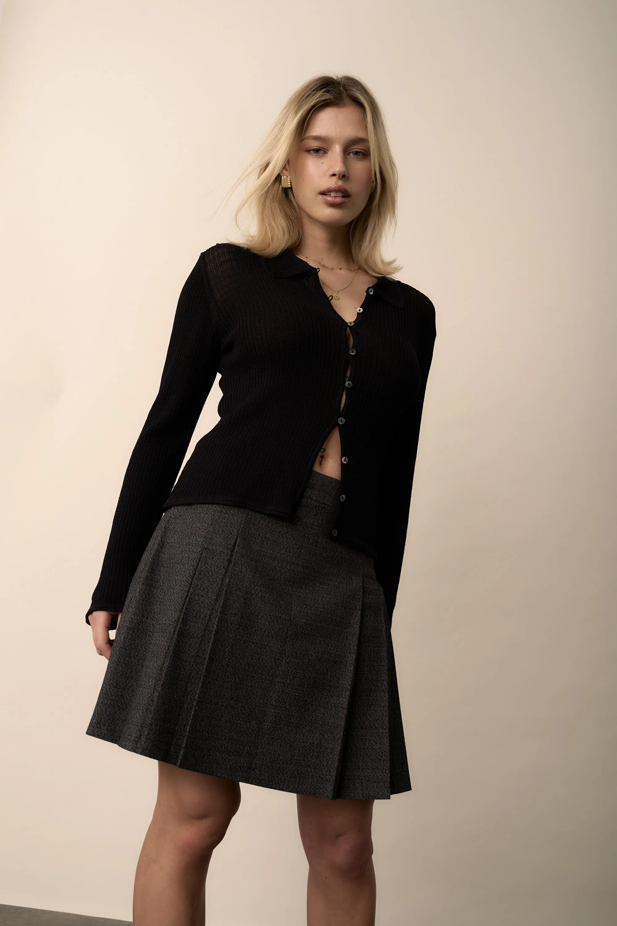 Josie Pleated Mini Skirt