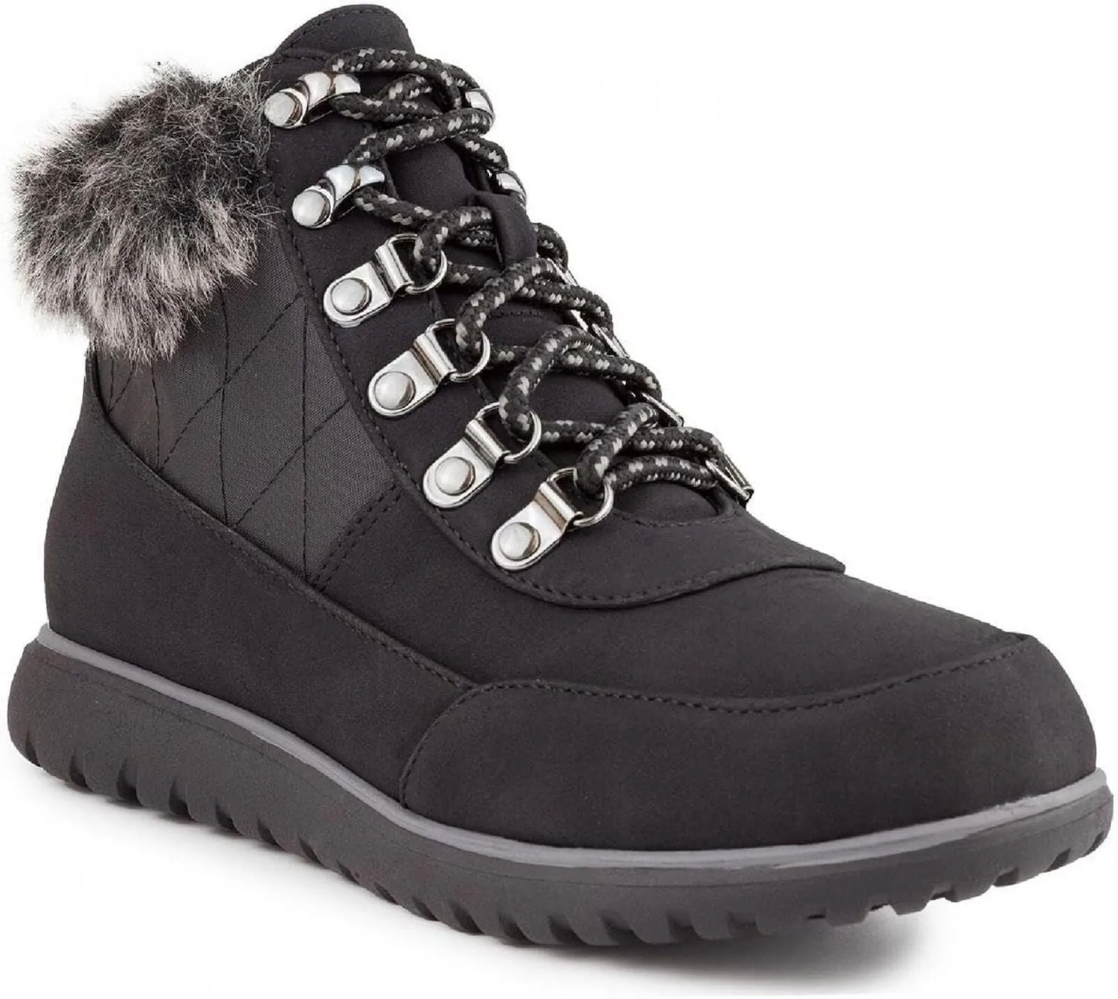 Karen Scott Womens Wanona Faux Suede Bootie Ankle Boots 10011619500 Black 8.5M