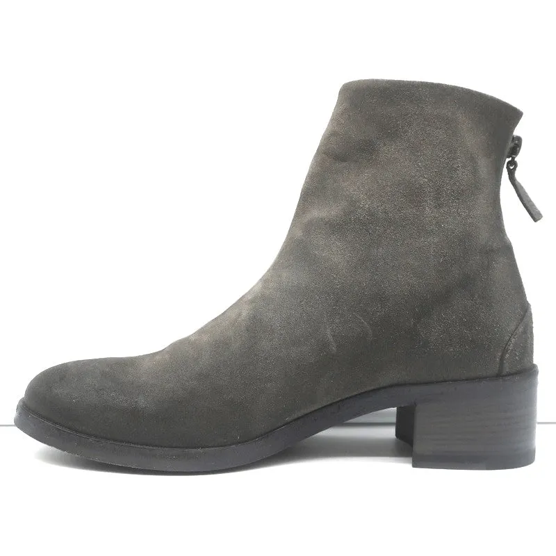 Marsell Listo Ankle Boots Gray Suede Size 39 NEW