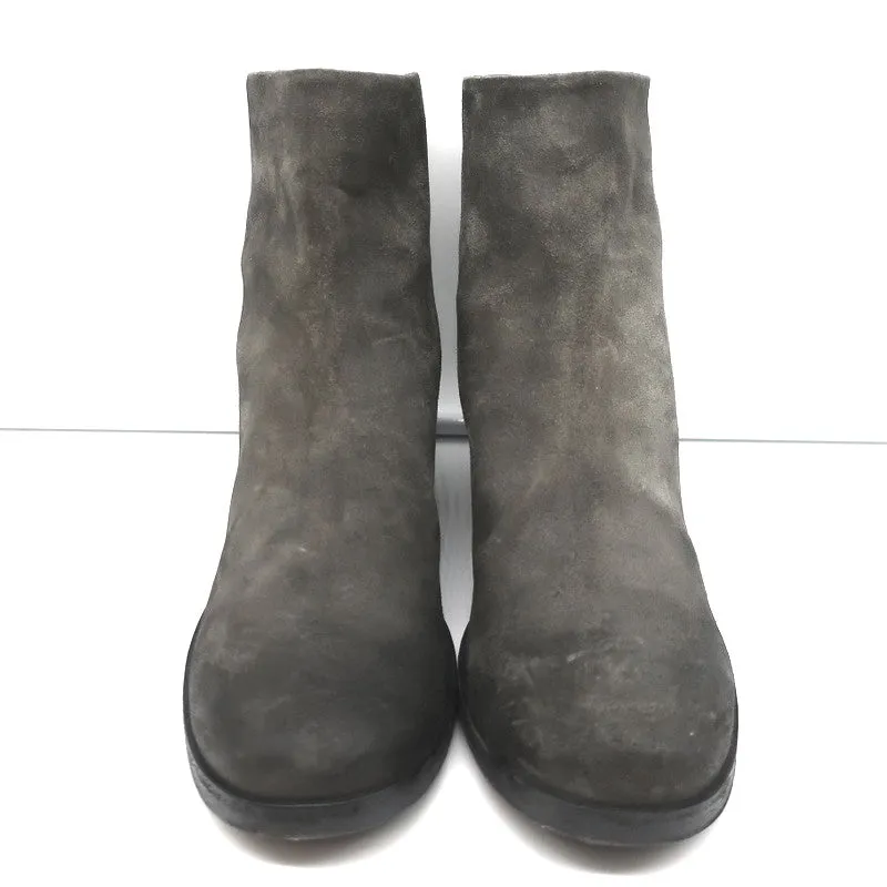 Marsell Listo Ankle Boots Gray Suede Size 39 NEW