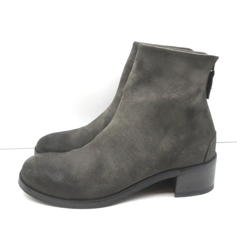 Marsell Listo Ankle Boots Gray Suede Size 39 NEW
