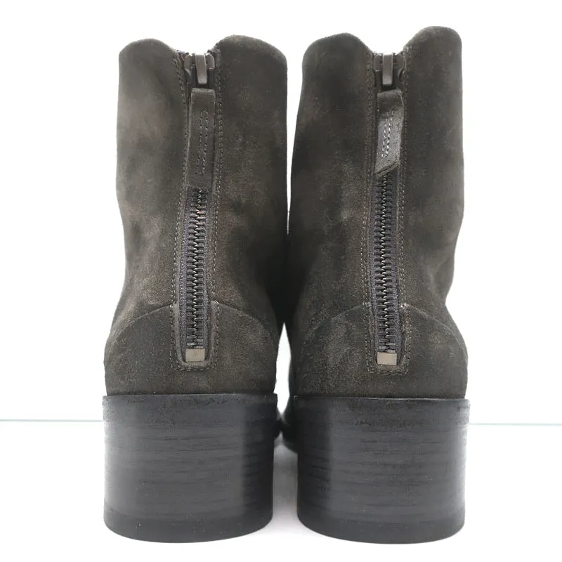 Marsell Listo Ankle Boots Gray Suede Size 39 NEW