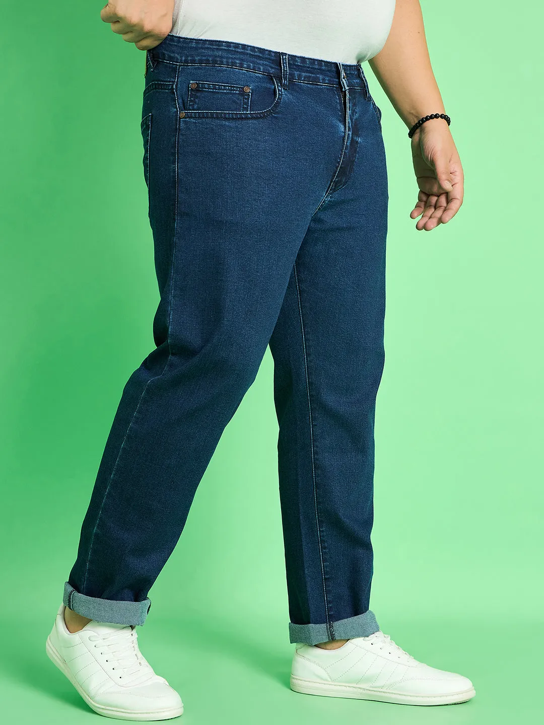 Men Plus Size Jace Solid Jeans