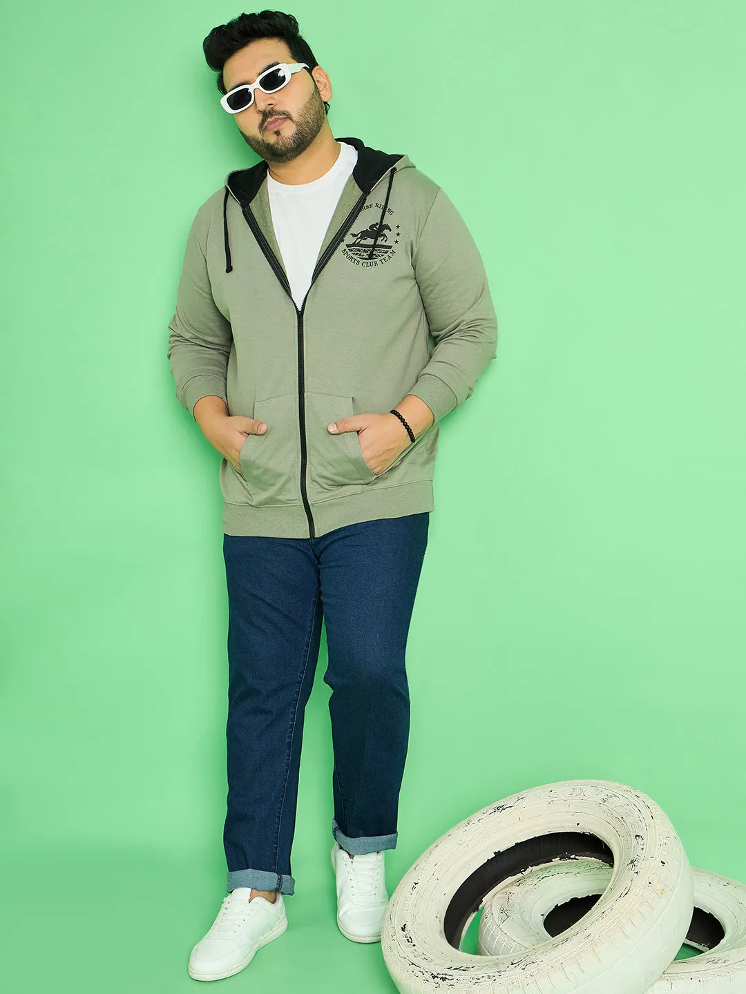 Men Plus Size Jace Solid Jeans