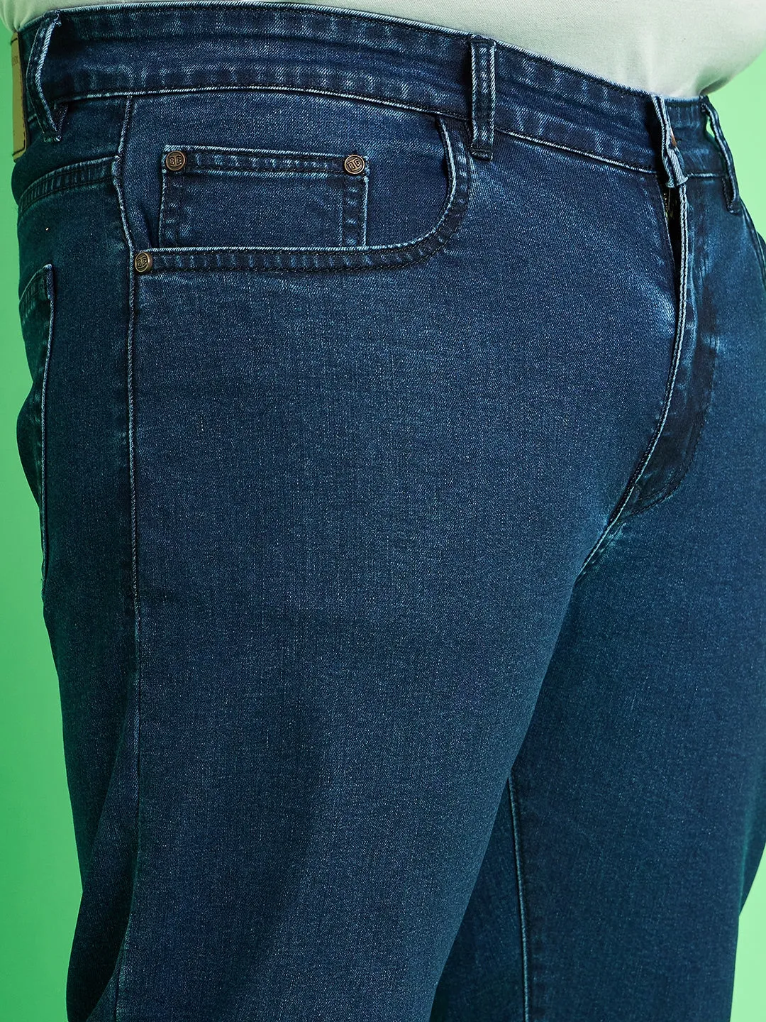 Men Plus Size Jace Solid Jeans