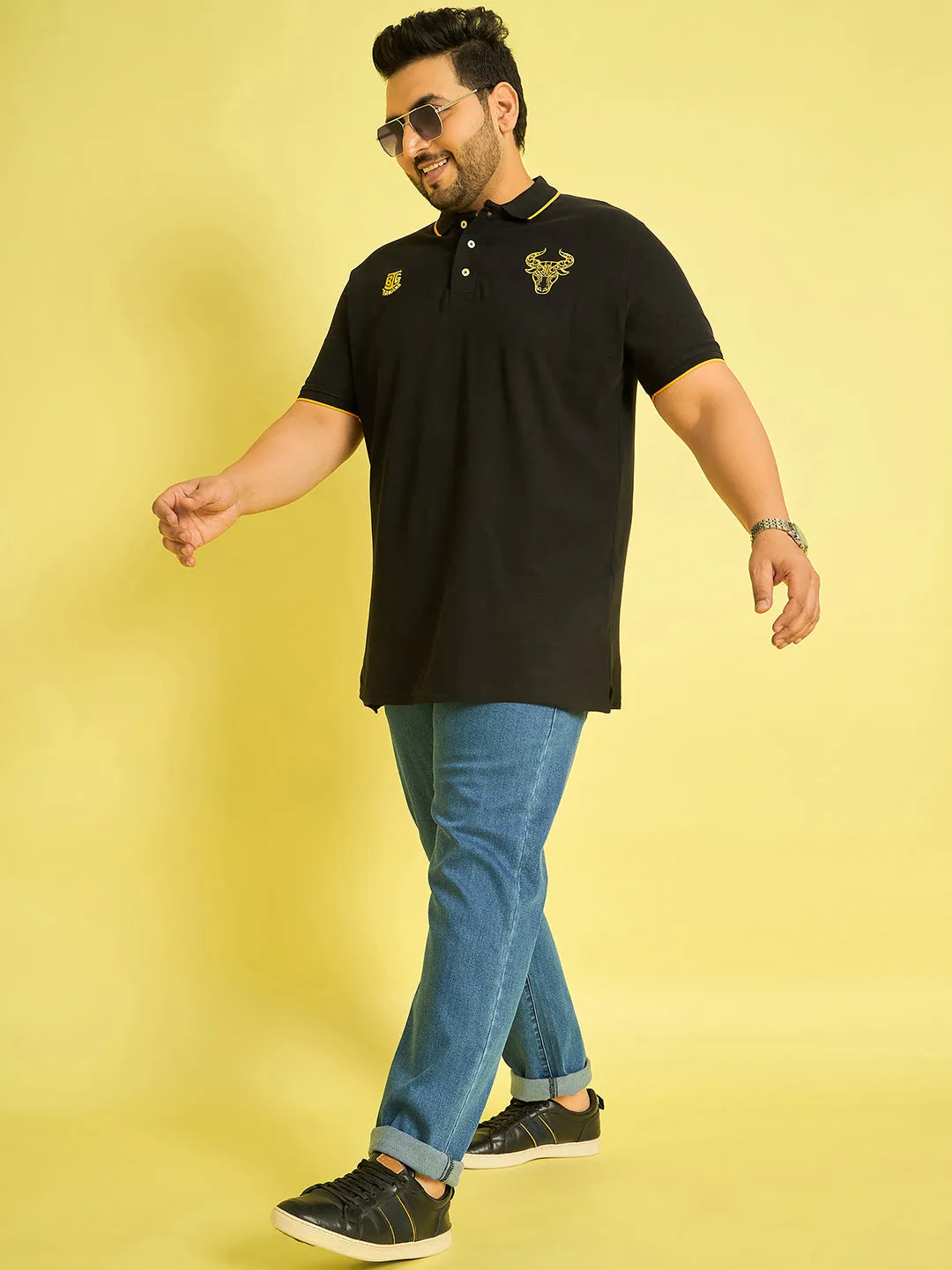 Men Plus Size Jasper Solid Jeans