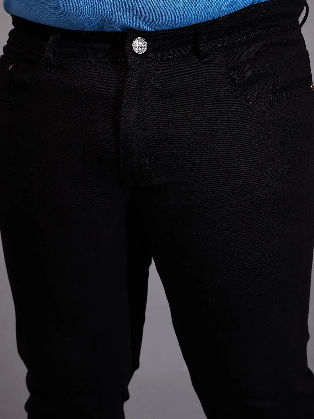 Men Plus Size Zenith Solid Jeans