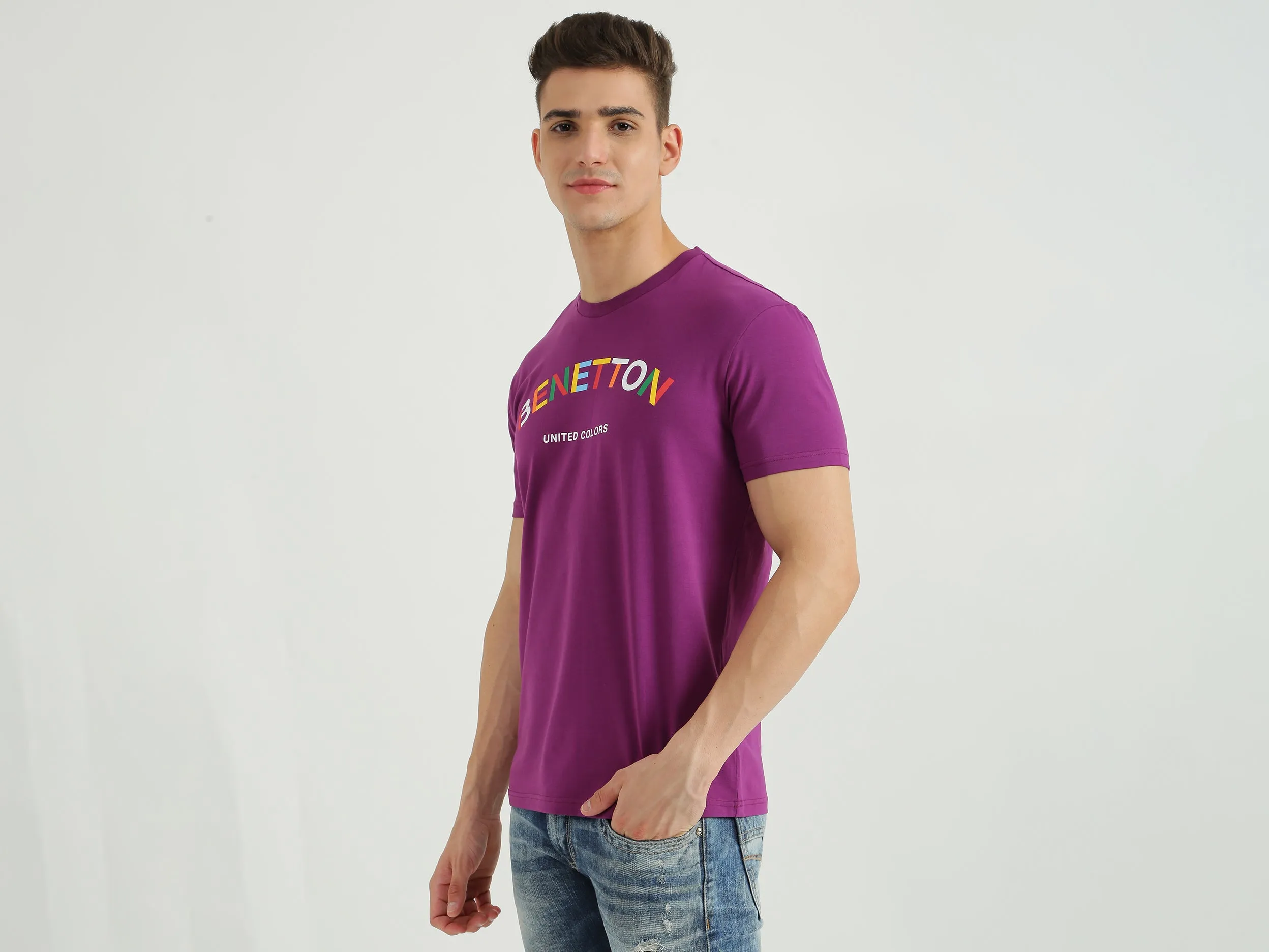 Mens Short Sleeve Printed T-Shirt