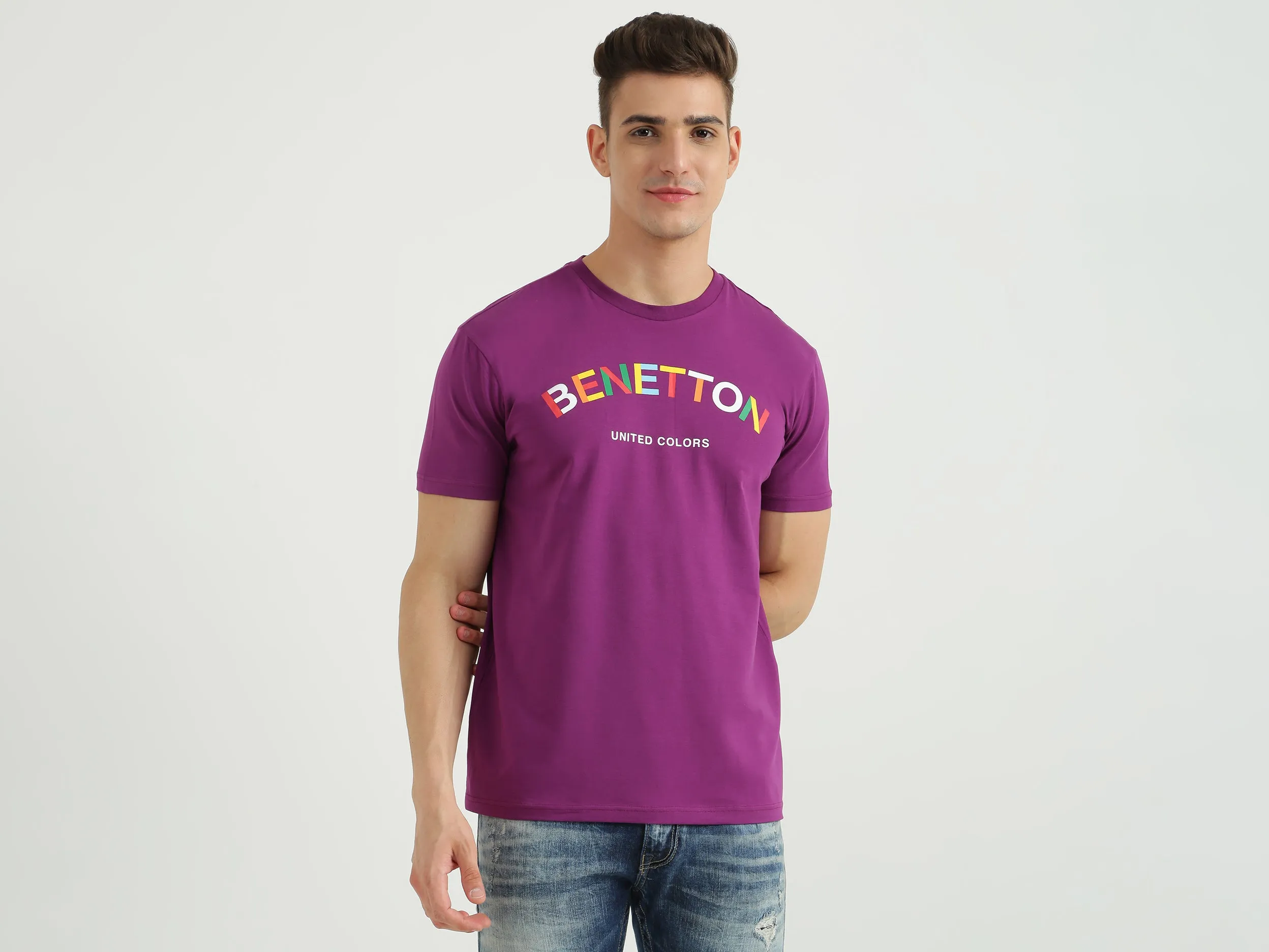 Mens Short Sleeve Printed T-Shirt