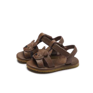 Mhalo Sandals | Bear | Cognac Leather