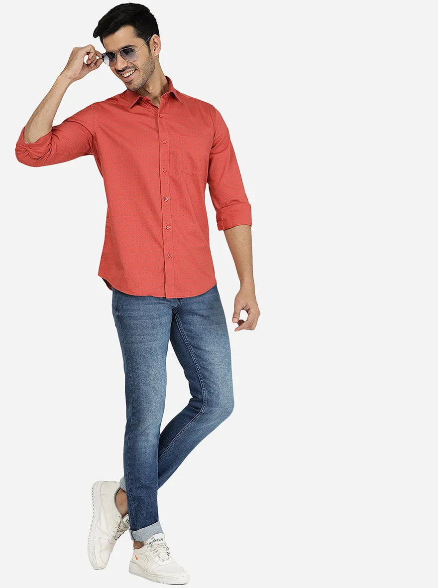 Mid Blue Washed Narrow Fit Jeans | Greenfibre