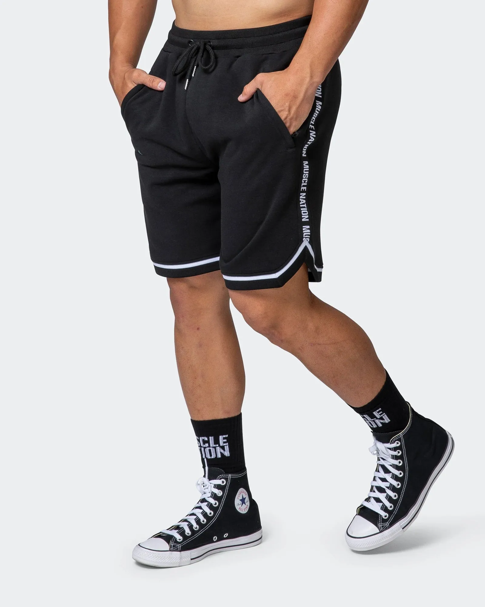 MVP 8" BASKETBALL SHORTS Black
