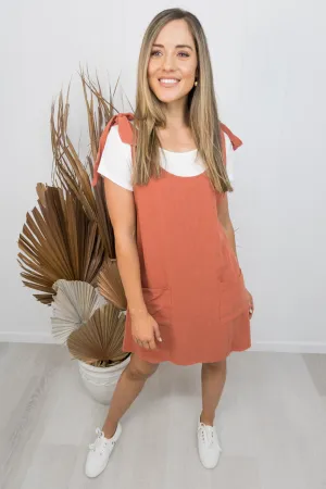 Naomi Pinafore -Rust