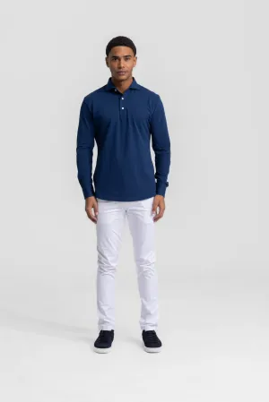 Navy Polo Longsleeve