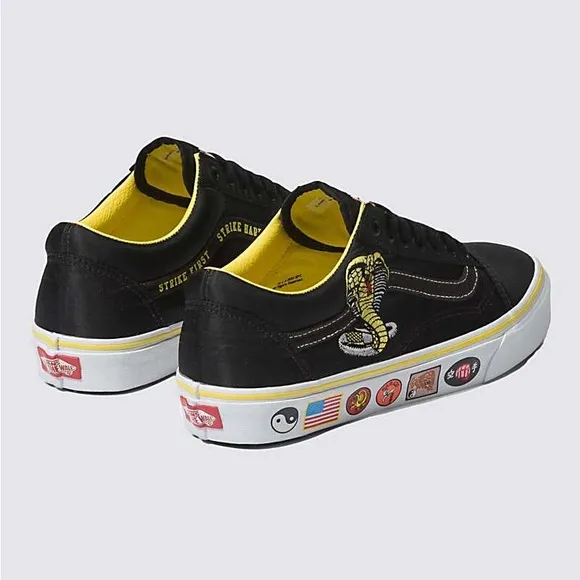 NEW VANS X COBRA KAI SHOES SNEAKERS OLD SKOOL RARE BIG BOYS 5.5 KARATE