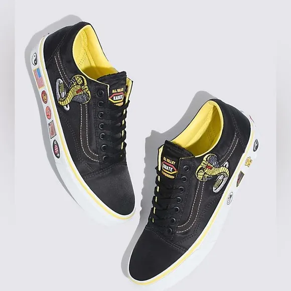 NEW VANS X COBRA KAI SHOES SNEAKERS OLD SKOOL RARE BIG BOYS 5.5 KARATE