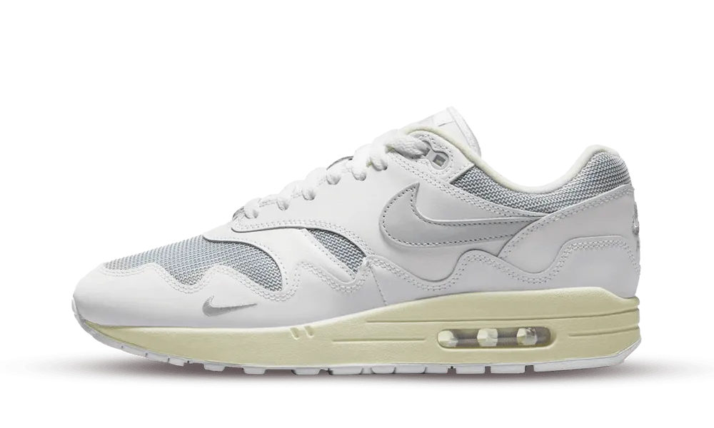 Nike Air Max 1 Patta Waves White Silver