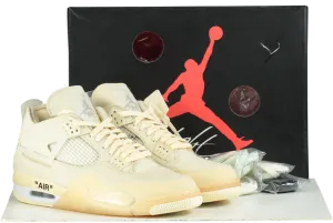 Nike CV9388 Off White Sail Air Jordan 4 Retro SP Trainers UK 9.5👟