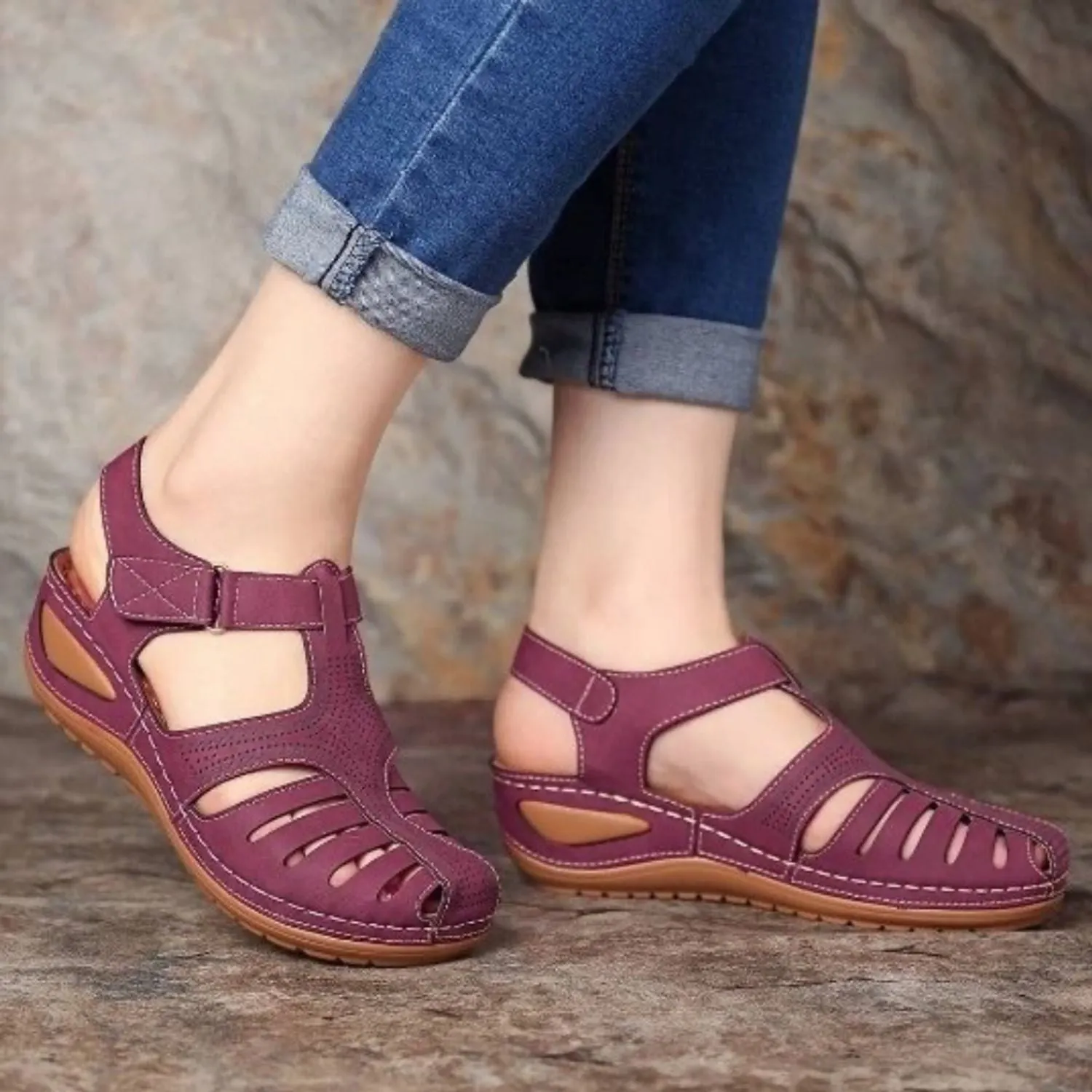 Poppy® | Comfortable And Orthopedic Wedge Sandals