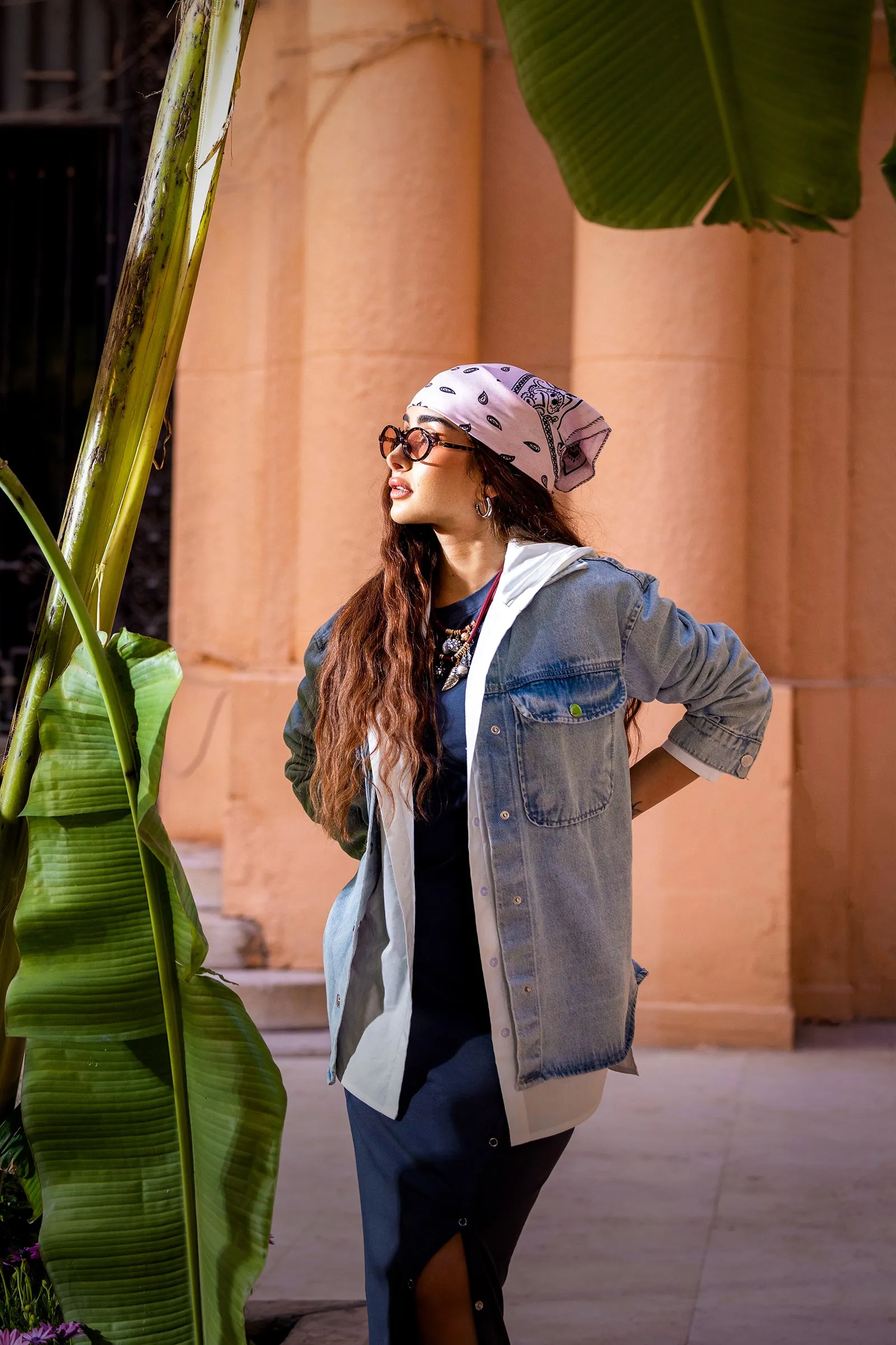 Relaxed-Fit Hooded Shirt