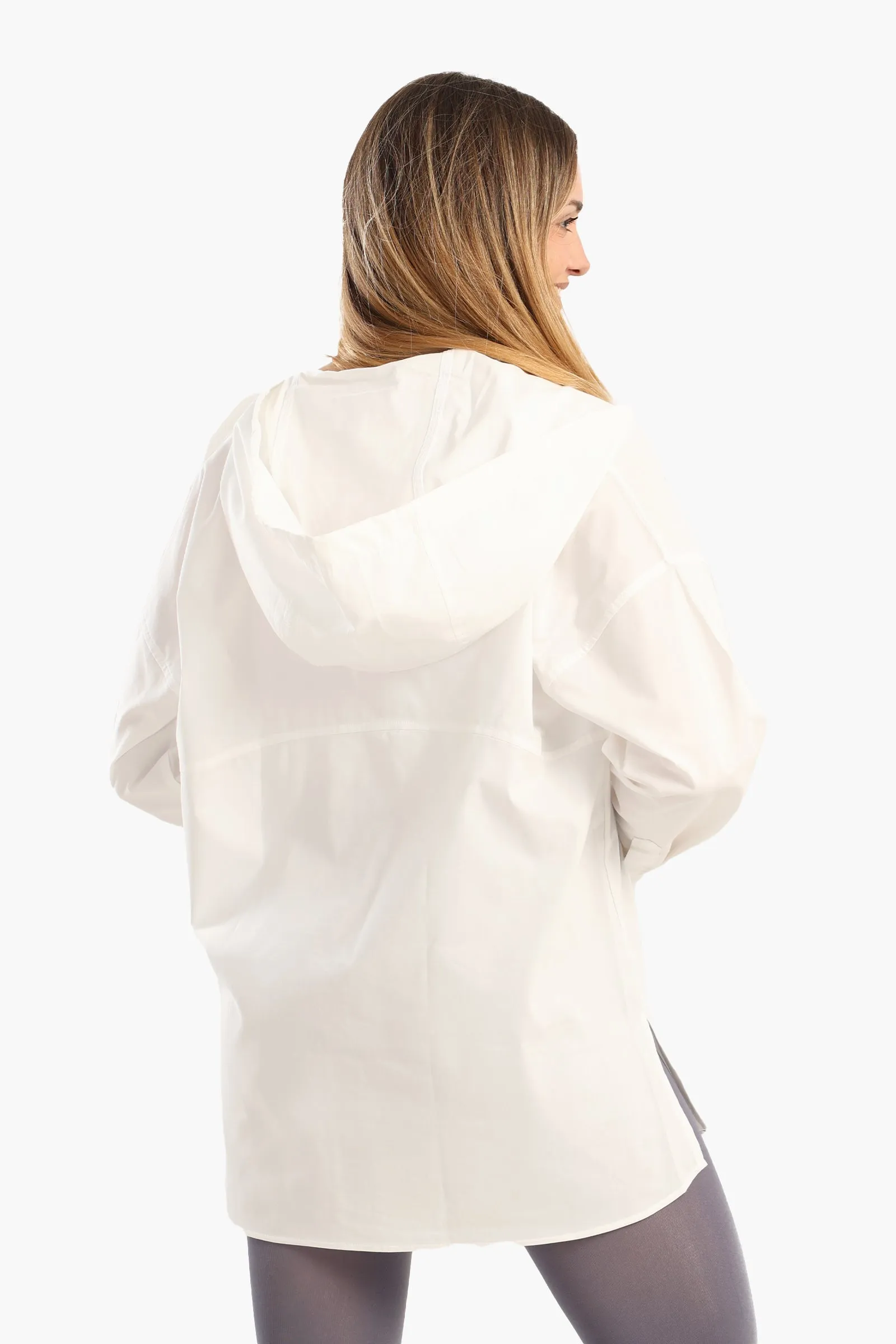 Relaxed-Fit Hooded Shirt