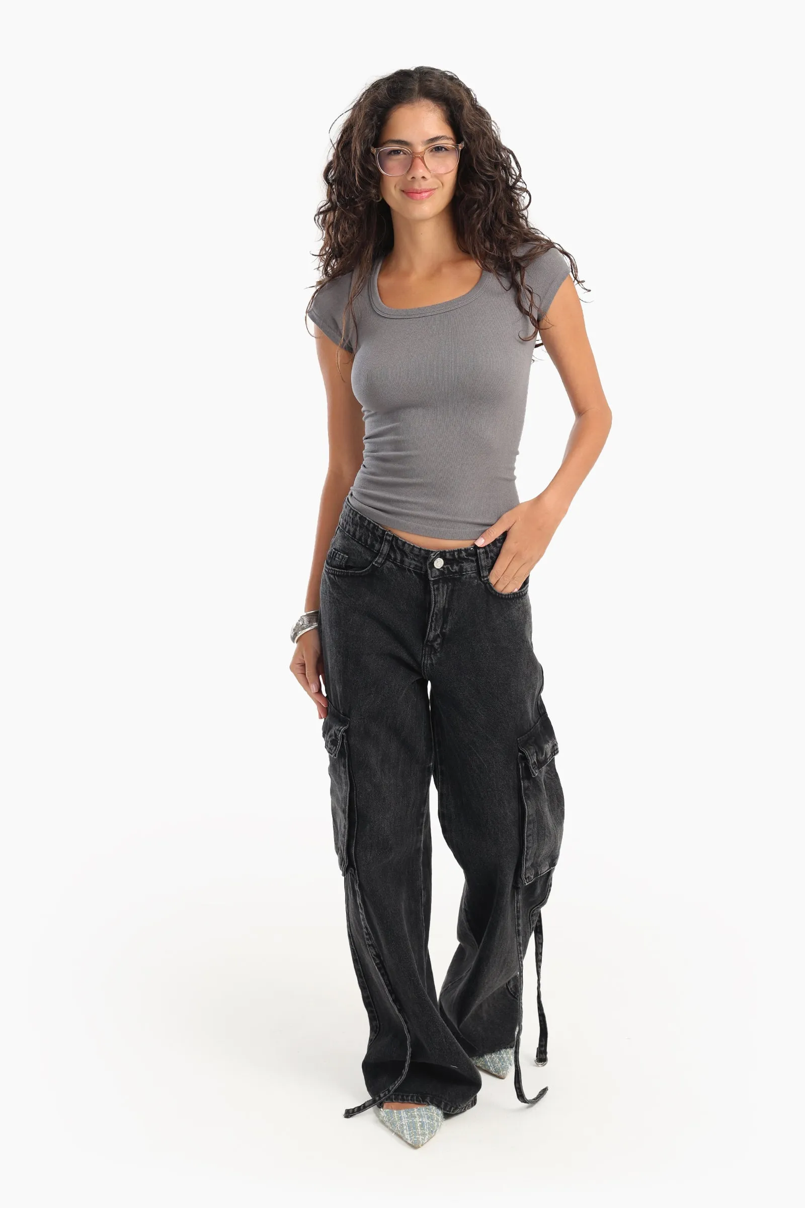 Ribbed Slim Fit Top