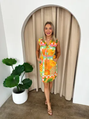 Rosie Dress -Tropical